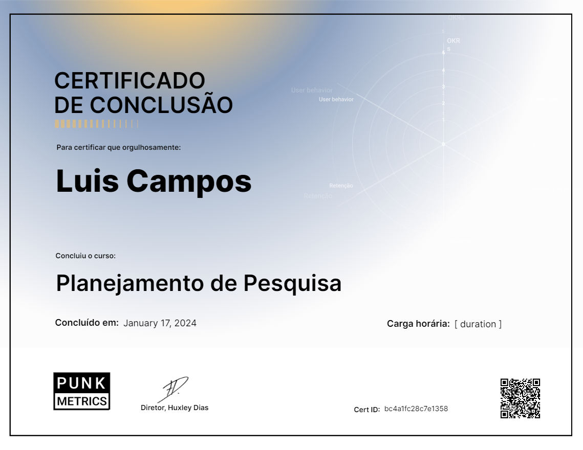Planejamento de Pesquisa