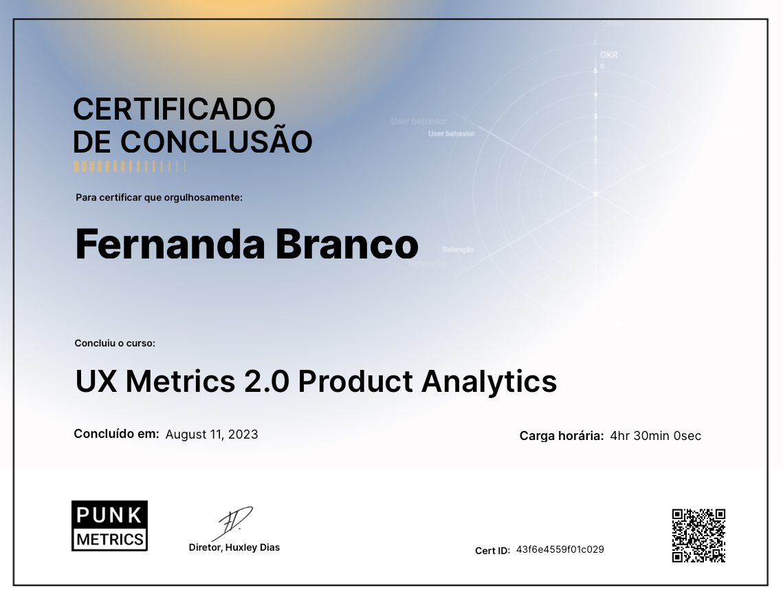 UX Metrics 2.0 Product Analytics
