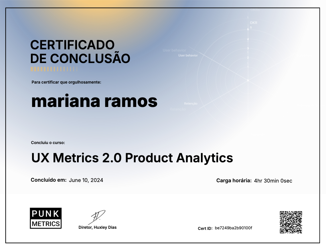 UX Metrics 2.0 Product Analytics