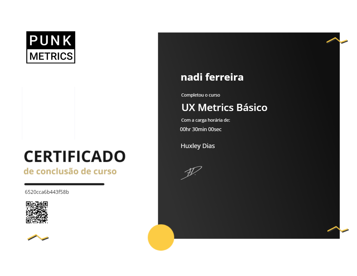UX Metrics Básico