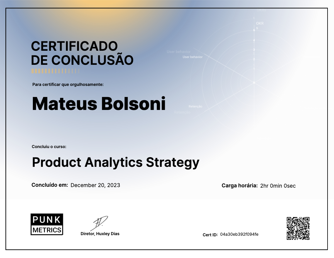 Product Analytics Strategy