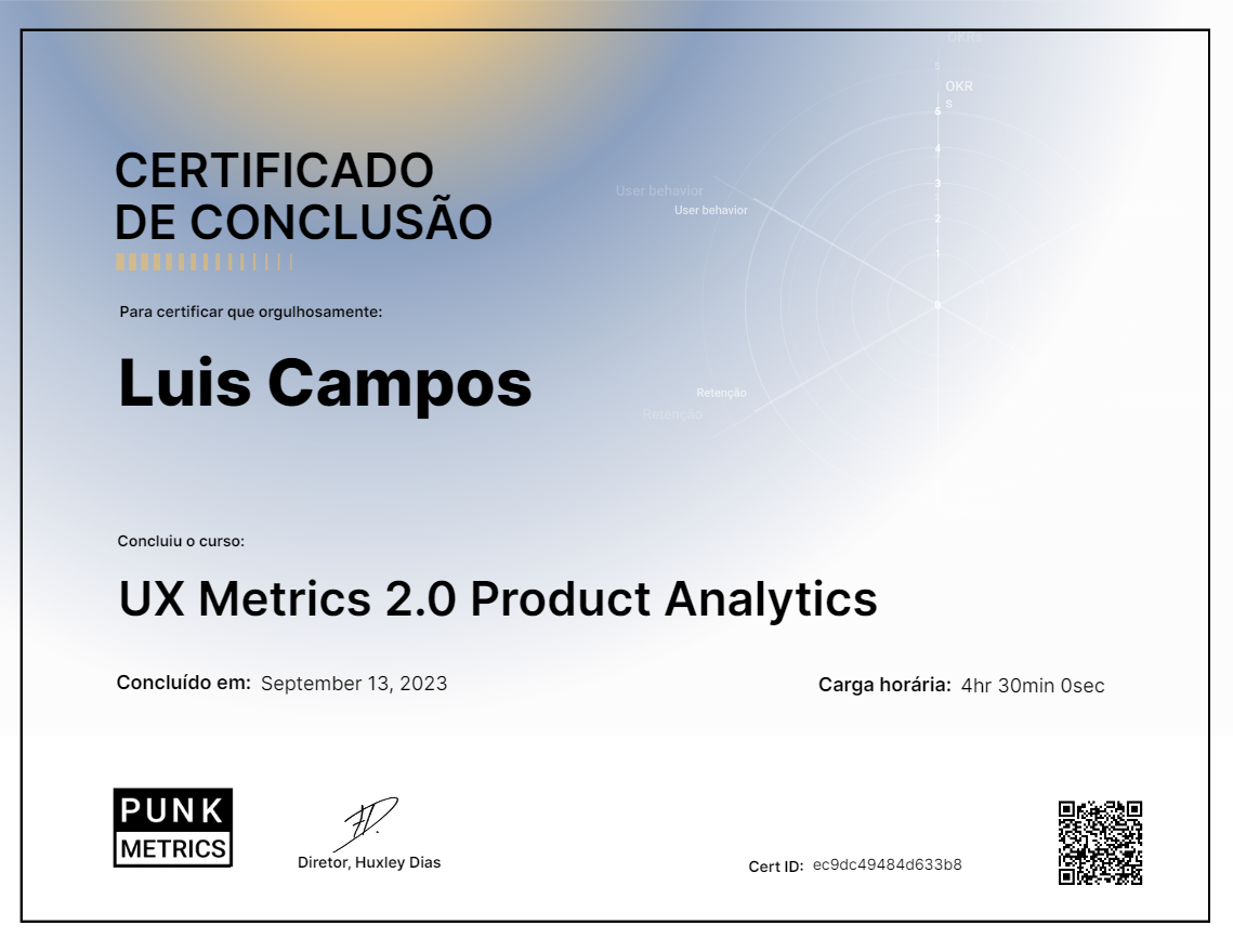 UX Metrics 2.0 Product Analytics