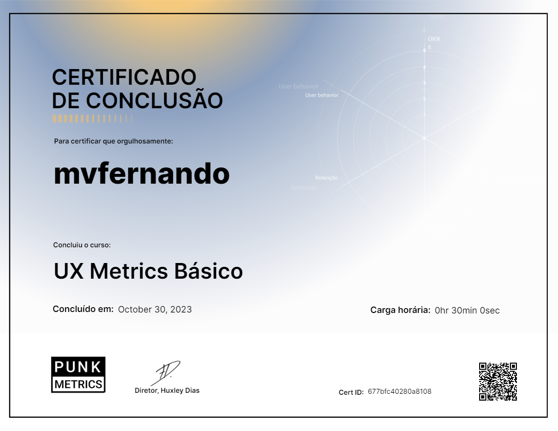 UX Metrics Básico