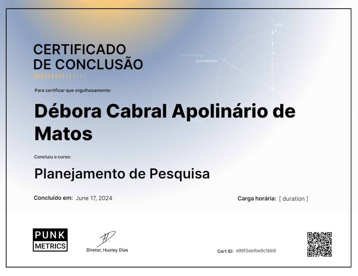 Planejamento de Pesquisa