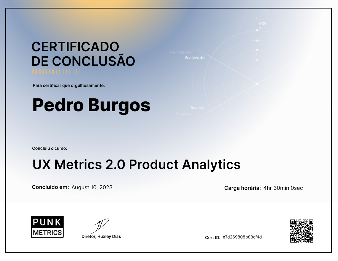 UX Metrics 2.0 Product Analytics